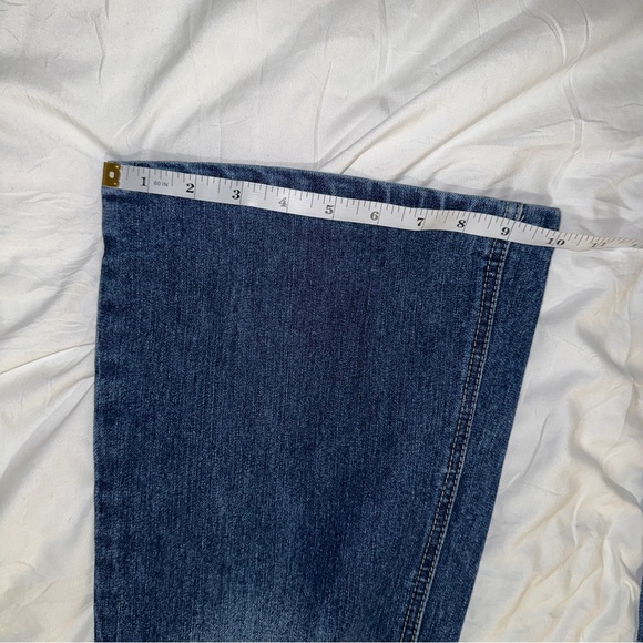 Apollo Jeans | Vintage Y2K Bratz Bootcut Faded Medium Dark Wash Denim Jeans - Picture 9 of 11